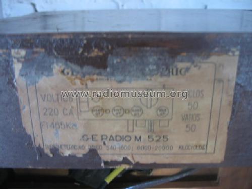 M-525; General Electric del (ID = 1225591) Radio