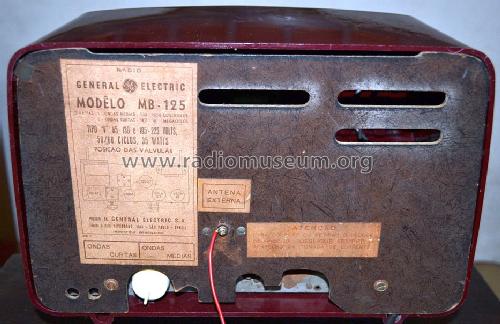 MB-125; General Electric Do (ID = 1713753) Radio