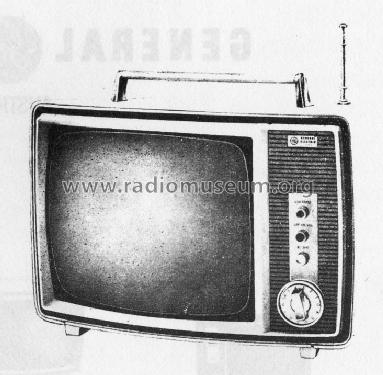 11' Portable T11P2 Ch= T9V1C ; General Electric- (ID = 1459368) Television