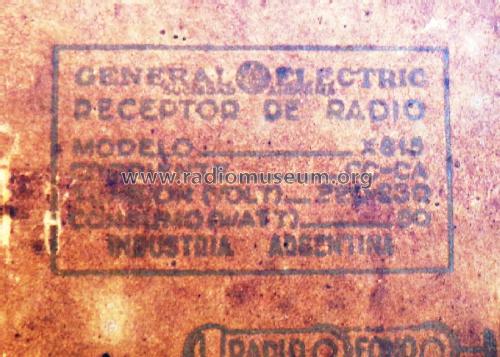 X-815; General Electric; (ID = 2484058) Radio