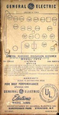 10T4 ; General Electric Co. (ID = 188522) Televisión