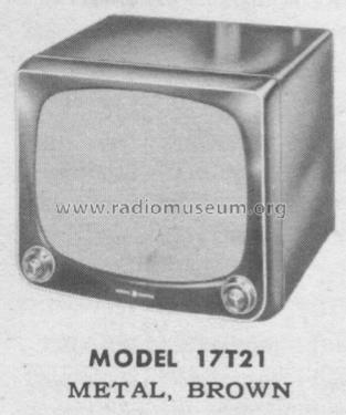 17T21UHF ; General Electric Co. (ID = 1350256) Television