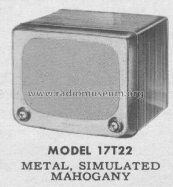 17T22 Ch= 'N' Line; General Electric Co. (ID = 1349879) Television