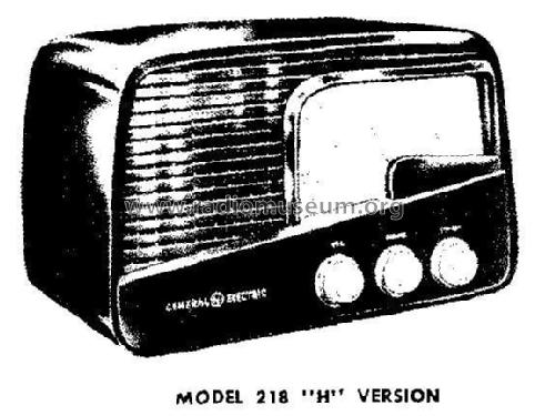 218H ; General Electric Co. (ID = 246493) Radio