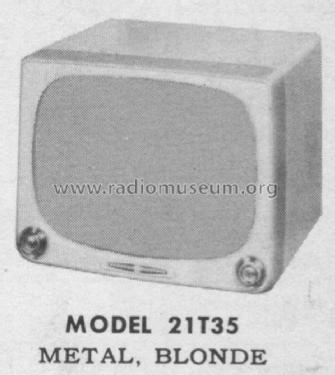 21T35 Ch= 'N' Line; General Electric Co. (ID = 1350603) Television