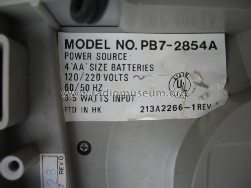 PB7-2854A ; General Electric Co. (ID = 2280341) Radio