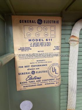 611; General Electric Co. (ID = 2849669) Radio