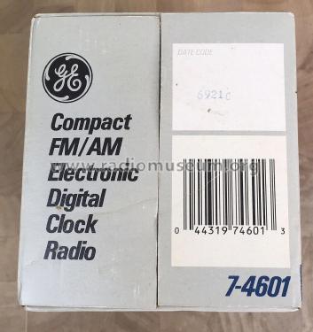 7-4601A; General Electric Co. (ID = 2858162) Radio