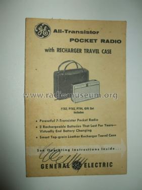 7 Seven Transistor P782 P783 P784; General Electric Co. (ID = 2555189) Radio