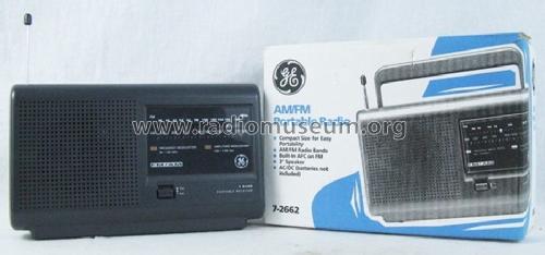 AM/FM Portable Radio 7-2662; General Electric Co. (ID = 1411401) Radio