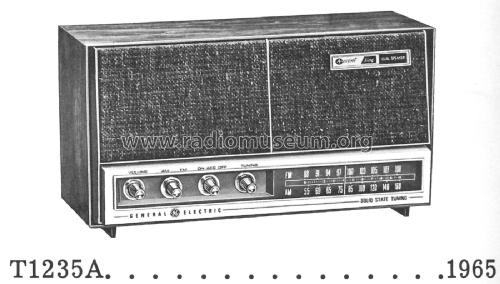 AM FM Radio T1235A; General Electric Co. (ID = 1864020) Radio