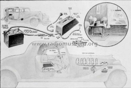 B-52 Meteor ; General Electric Co. (ID = 2787472) Car Radio