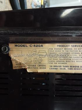 C420A ; General Electric Co. (ID = 2790425) Radio