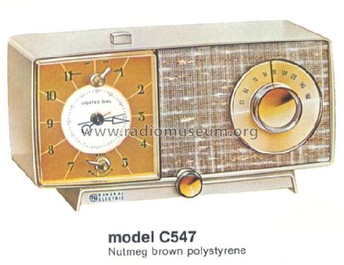 C547 ; General Electric Co. (ID = 232622) Radio