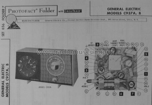 C937A ; General Electric Co. (ID = 1207266) Radio