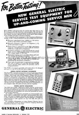 Capacitance/resistance meter YCW-1; General Electric Co. (ID = 1204637) Equipment