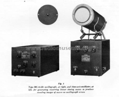 Cathode-Ray Oscillograph HC-10-B1; General Electric Co. (ID = 2929501) Equipment