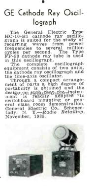 Cathode-Ray Oscillograph HC-10-B1; General Electric Co. (ID = 2929502) Equipment