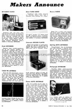 Radio Alarm Clock 50; General Electric Co. (ID = 1125236) Radio