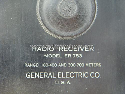 Radio Receiver ER-753 Design No. 2; General Electric Co. (ID = 1985998) Detektor