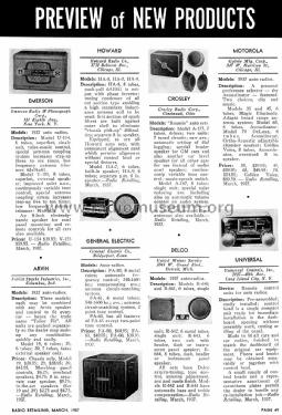 FA-80 ; General Electric Co. (ID = 1031141) Car Radio