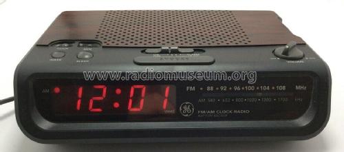 GE Radio reloj digital electrónico FM/AM 7-4612