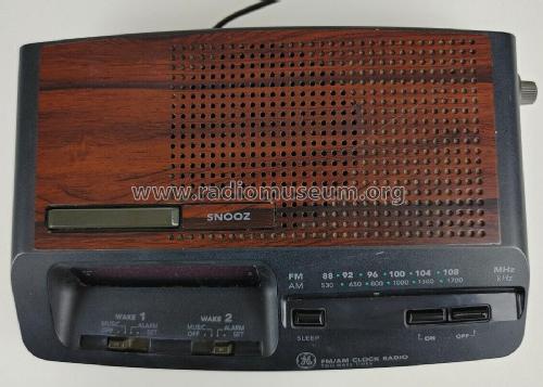 FM-AM Clock Radio 7-4621A; General Electric Co. (ID = 2908126) Radio