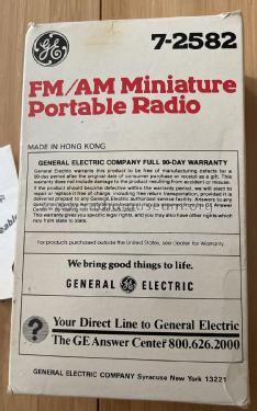 FM/AM Radio 7-2582D; General Electric Co. (ID = 2892957) Radio