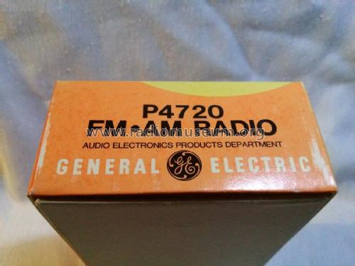 FM AM Solid State Portable Radio P4720B; General Electric Co. (ID = 2410713) Radio