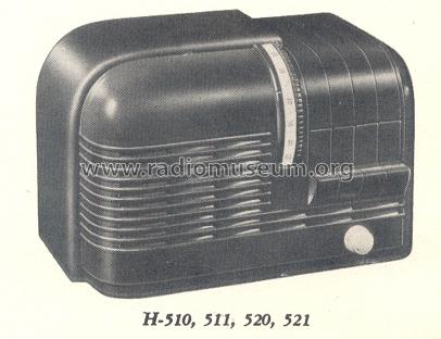 H-521W ; General Electric Co. (ID = 158511) Radio