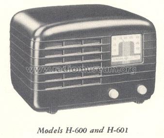 H-600X ; General Electric Co. (ID = 158684) Radio