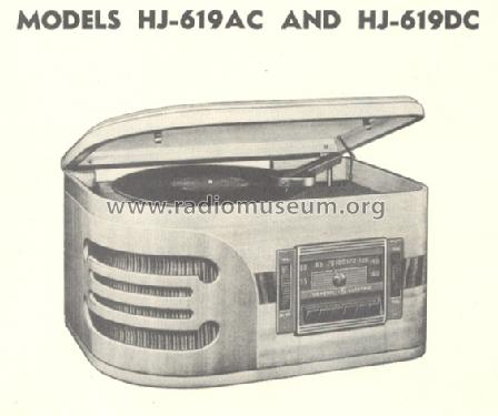 HJ-619 AC ; General Electric Co. (ID = 159781) Radio