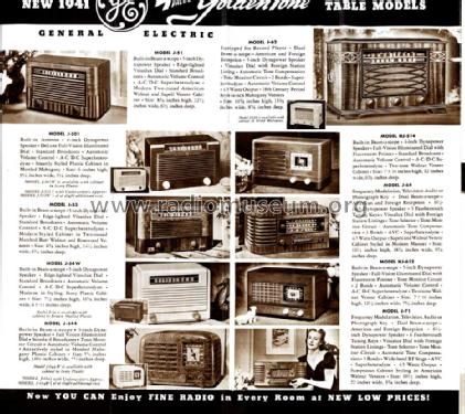 Vintage 1930s General Electric Radio Ad 