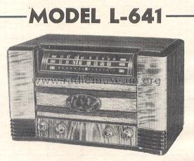 L-641 ; General Electric Co. (ID = 164685) Radio