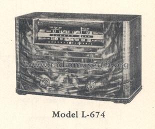 L-674 ; General Electric Co. (ID = 164377) Radio