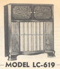 LC-619 ; General Electric Co. (ID = 165174) Radio