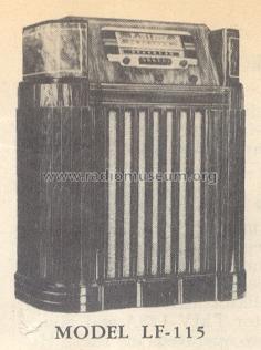 LF-115 ; General Electric Co. (ID = 165993) Radio
