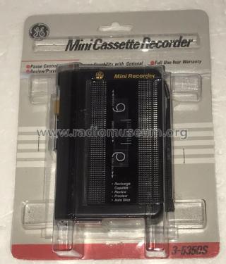 Mini Cassette Recorder 3-5350S; General Electric Co. (ID = 2981378) R-Player