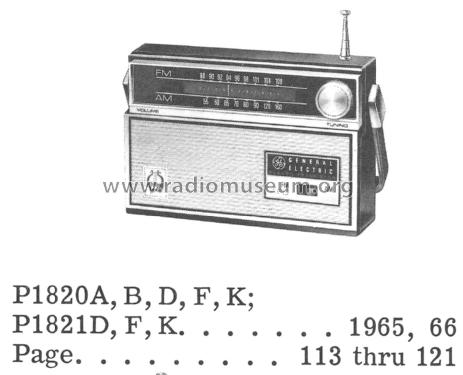 P1820D ; General Electric Co. (ID = 2017263) Radio