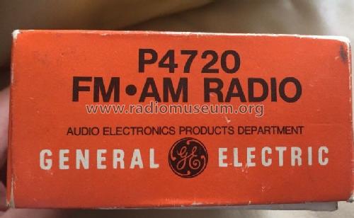 AM FM Solid State P4720; General Electric Co. (ID = 2294850) Radio