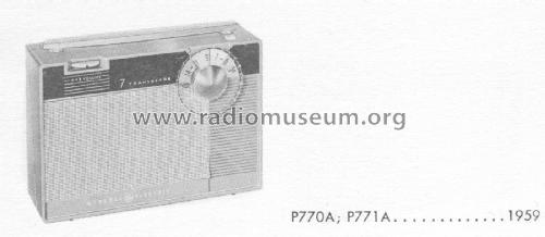 P770A ; General Electric Co. (ID = 2221506) Radio