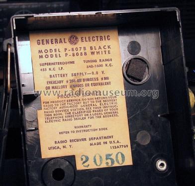 P807B ; General Electric Co. (ID = 2849964) Radio