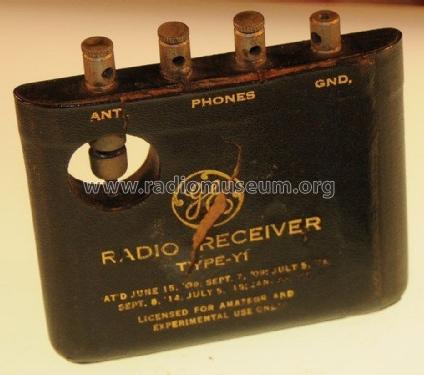 Pocket Crystal Receiver Type Y1; General Electric Co. (ID = 1618041) Detektor