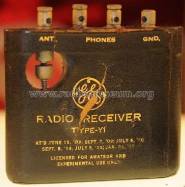 Pocket Crystal Receiver Type Y1; General Electric Co. (ID = 1618049) Cristallo