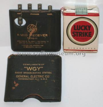 Pocket Crystal Receiver Type Y1; General Electric Co. (ID = 1949074) Cristallo