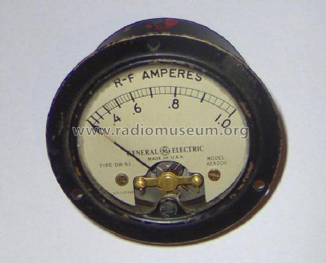 R-F Amperes Meter AEA200; General Electric Co. (ID = 1714429) Radio part