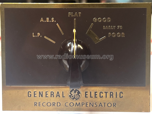 Record Compensator A1-900; General Electric Co. (ID = 3111225) Misc