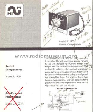 Record Compensator A1-900; General Electric Co. (ID = 3111507) Misc