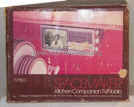 Spacemaker® 7-7150; General Electric Co. (ID = 1817039) TV Radio