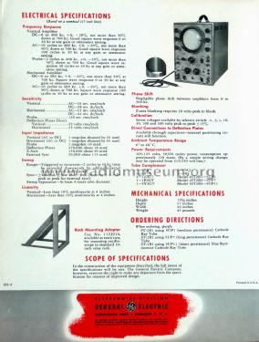 Oscilloscope ST-2B; General Electric Co. (ID = 2997379) Equipment